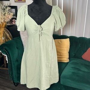 Jessica Simpson Light Green Mini Dress